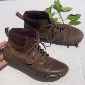 Dr. Martens Maelly Boot w/ plaid detail.
